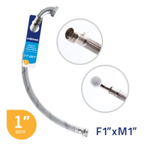 MANGUERA MET FLEX. 1''x 60 CM.TANQUE-BOMBA GRIVEN A367- SG60