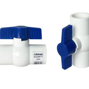 LLAVE DE PASE DE 3'' PVC M/AZUL GRIVEN GV-PVCV-3-S