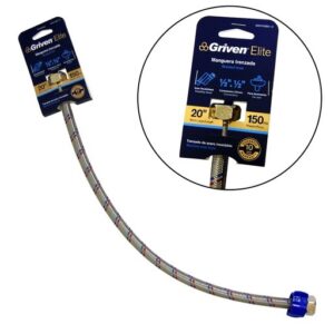 MANGUERA FLEX. MET. P/ LAVAMANO DE 3/8'' ELITE GRIVEN GRV-FHS50-3-8
