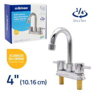PASCON P/ BAÑO DE 4''x 4'' MET. CROM. GRIVEN GV-BL-15C