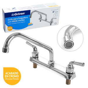 LLAVE P/ PANTRY MET. DOBLE PALANCA A 45° GRIVEN A367- D8002A