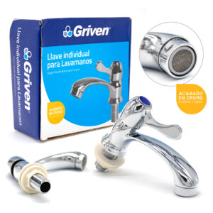 LLAVE P/ LAVAMANO SENC. DE PALANCA 1/4 V. GRIVEN A367- Z267