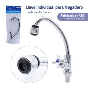 LLAVE P/ PANTRY SENC. CROM. EN BOLSA GRIVEN A367-ZF305D