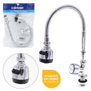 LLAVE P/ PANTRY SENC. C/ FLEXIBLE MET. BOLSA GRIVEN A367- 15046-B