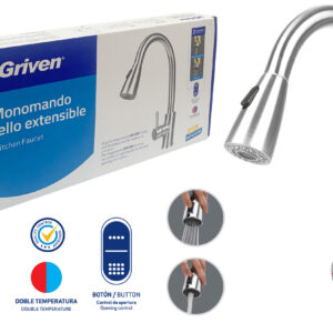 LLAVE P/ PANTRY SENC. EXTENSIBLE NIQUEL. GRIVEN A367- SH8800
