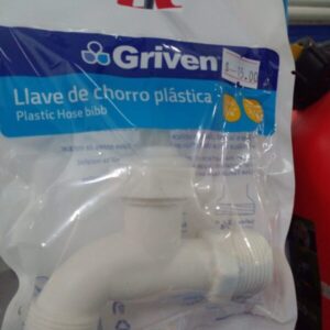 LLAVE CHORRO DE 3/4'' PVC M/AZUL GRIVEN A367-LLA-81-3-4