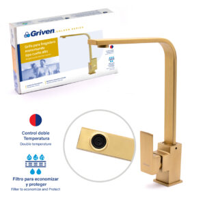 LLAVE P/ PANTRY MM. CUAD. DORADA GRIVEN A367-GMF603-3-8