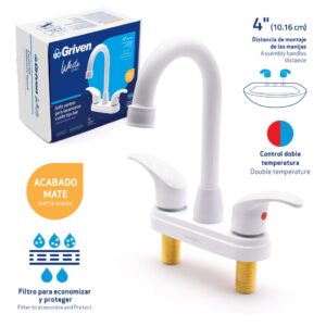 LLAVE P/ LAVAMANO DOBLE PALANC CISNE BLANCA GRIVEN GV- WF-1