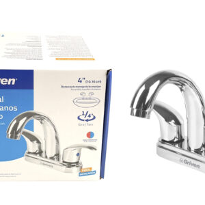 LLAVE P/ PANTRY DOBLE PALANCA CISNE CROM. GRIVEN GV-CF- 1B