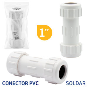 UNIÓN MALEABLE PVC 1'' GRIVEN GV-CUP-1