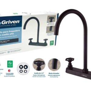 LLAVE P/ PANTRY DOBLE HEXG. GANSO NEGRO GRIVEN GVS- SBF-2B