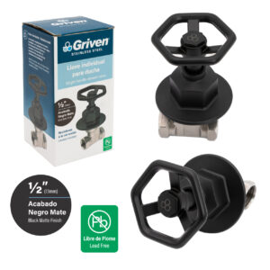 LLAVE P/ DUCHA VARON CORTO DE 1/2" CROMADO GRIVEN GVS- WA-4