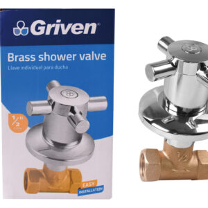 LLAVE P/ DUCHA DE 1/2'' TIPO CRUZ V/CORTO GRIVEN A367- WA025