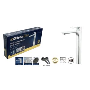 LLAVE P/ LAVAMANO C/ ALTO 2 TEMP. ELITE GRIVEN GRV-TBCF- A-3-8