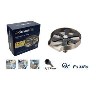 ENJUAGADOR DE VASO 1"x 3.6" ELITE GRIVEN GRV-CPWA-3-8