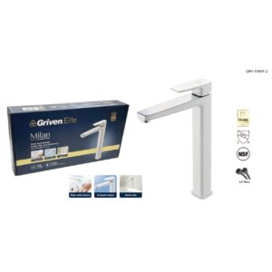 LLAVE P/ LAVAMANO SENC. ALTA 2 TEMP. ELITE GRIVEN GRV- TMWF-2-3-8
