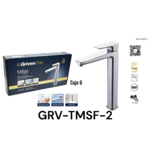 LLAVE P/ LAVAMANO SENC. ALTA 2 TEMP. ELITE GRIVEN GRV- TMSF-2-3-8