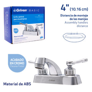LLAVE P/ PANTRY DOBLE PALANCA 1/4 V. C/ CISNE GRIVEN GVB- P8507-K2