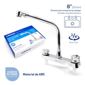 LLAVE P/ PANTRY DOBLE MANDO COBRA 8" GRIVEN GVB-P8503- K3