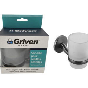 BASE P/ CEPILLOS DENTALES+ VASO GRIVEN GV-QF60200-TH