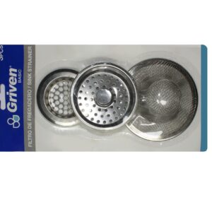 COLADOR P/COCINA SET (3 PZS) EN BLISTER GRIVEN A018- ZJ3013