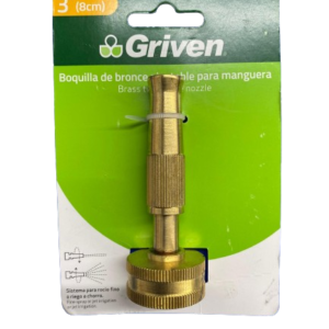 BOQUILLA DE BRONCE P/ MANGUERA 3'' GRIVEN GVG-BS-01
