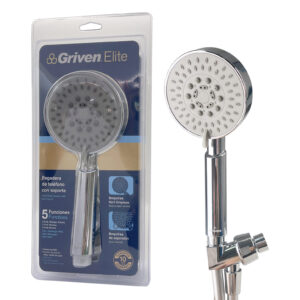 DUCHA ELITE TIPO TELEFONO 5 FUNC. GRIVEN GRV-SH207C