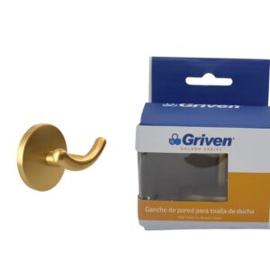 TOALLERO GANCHO D/PARED DORADO GRIVEN GV-GH60200-CH