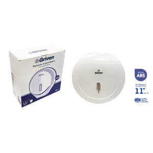 DISPENSADOR PAPEL HIGIENICO 11" C/ BLANCO GRIVEN GV- TOB-PC