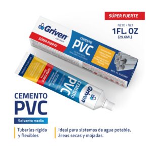 PEGA PVC EN TUBO DE 25 GR.SUPER FUERTE GRIVEN A367- PCG29