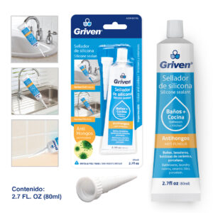 SILICON TRANSPARENTE 80 ML. BLISTER GRIVEN A367-DY70S