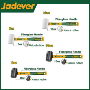 MAZO DE HULE DE 32 ONZ. NEGRO M/ FIBRA JADEVER JDHM7307