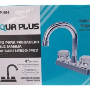 LLAVE P/ LAVAMANO DOBLE MANDO AQUA PLUS AQP-564