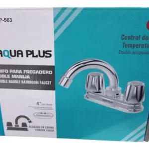 LLAVE P/ LAVAMANO DOBLE POMO AQUA PLUS AQP-563