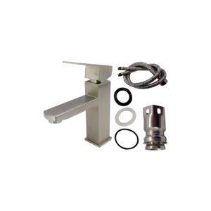 LLAVE P/ LAVAMANO CUADRAD PUSH INOX. 7'' BOXER NT16202-7