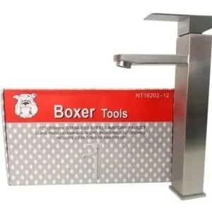 LLAVE P/ LAVAMANO CUADRADA PUSH INOX. 12'' BOXER NT16202 -12