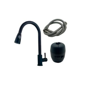 LLAVE P/ PANTRY SENC. M/PALANCA 430 MM NEGRA BOXER NT16305BK