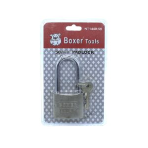 CANDADO DE 50 MM. NIQUELADO BLISTER BOXER NT1439-50MM