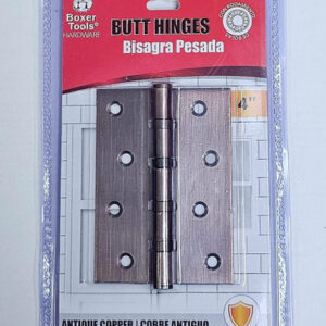 BISAGRA DE 4''x 3'' BRONCE ANTIGUO EN BLISTER BOXER NT13546-4AC