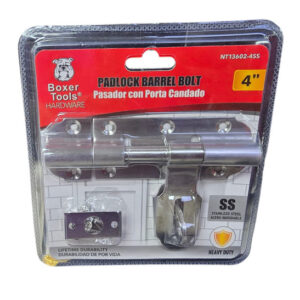 PASADOR PORTA CANDADO DE 4'' NIQ. BOXER NT13602-4SS