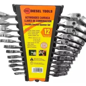 RATCH DE 1/2''+ 1/4'' SET DE 108 PZS. DIESEL TOOLS DT02- XL2108