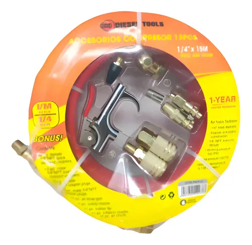 MANGUERA P/ COMPRESOR+SET BOQ. 13 PZS. DIESEL DT08- PAH013
