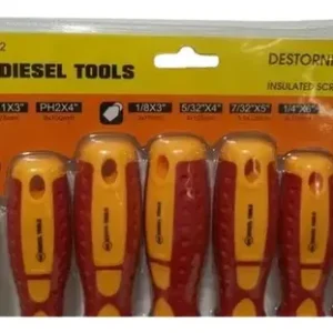 DESARMADORES P/ELECTRO C/PUNTA IMANTADA SET 6PZS +PROBADOR BLISTER DIESEL DT-222072