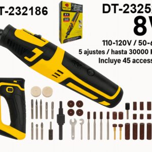 MINI DRIL INALAMB DE 8 V. 1/8'' 45PZS DIESEL TOOLS DT-232526