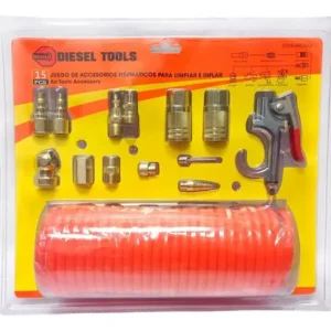 BOQUILLAS P/ COMPRESOR DE 17 PZAS. DIESEL DT08-PAK03