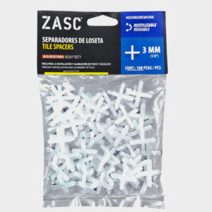 SEPARADOR P/ AZULEJOS DE 3.00 MM ZASC Z-TS3MM