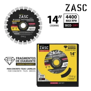 NIVEL DE 14'' PLASTICO C/ AMARILLO M/ M ZASC Z-PLP14