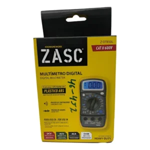 MULTIMETRO DIGITAL 9 V. CAT.II 500 V. ZASC Z-MT831