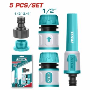 ADAPTADORES DE 1/2'' P/MANGUERA SET 4 PZS.TOTAL THHCS05122