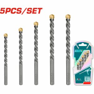 BROCAS P/CONCRETO SET 5 PZAS. ESTUCHE TOTAL UTACSD5055